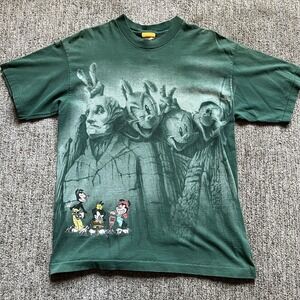 Vintage Animaniacs Shirt 90s Warner Bros Skate Print Cartoon TV Tunes Art XL